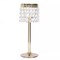 Gold 12" tall Faux Crystal Beaded Wedding Centerpiece Candle Holder Party
